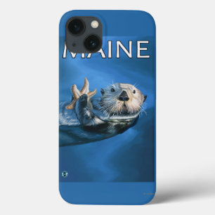 iPhone 13 Case Scène de loutre de MaineSea