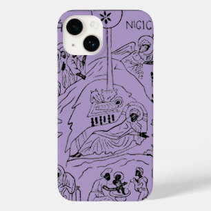 Coque Case-Mate iPhone Scène de Nativité orthodoxe minimale
