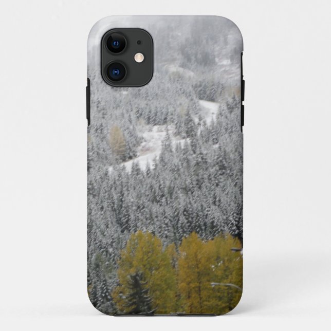 Coques Case-Mate iPhone Scène de neige hivernale (Dos)