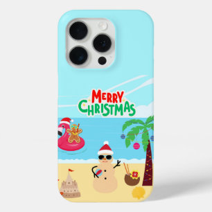 Coque Case-Mate iPhone Scène de Noël à la plage