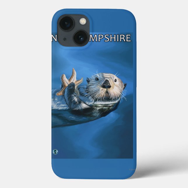 Coques Case-Mate iPhone Scène de Otter de mer du New Hampshire (Verso)