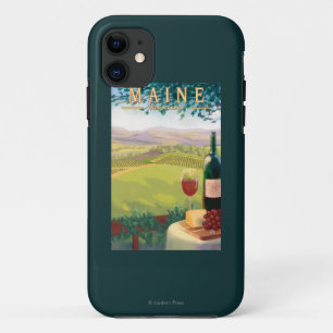 Etui iPhone Case-Mate Scène de pays de MaineWine
