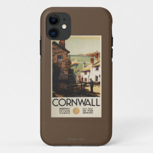Coque Case-Mate iPhone Scène de rue avec deux hommes travaillant le