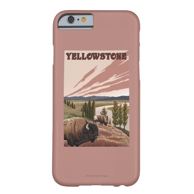 Coques Case-Mate iPhone Scène de YellowstoneBison (Dos)