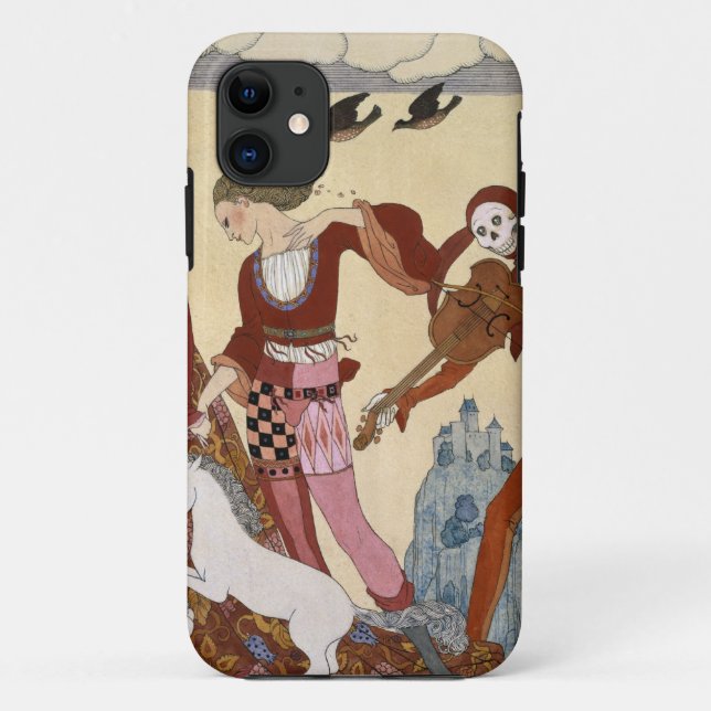 Coques Case-Mate iPhone Scène médiévale par Georges Barbier (Dos)