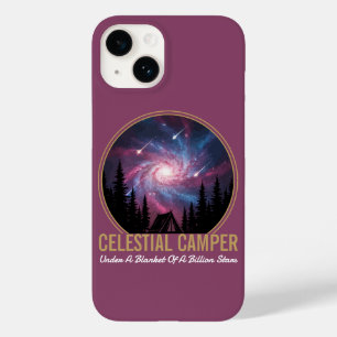 Coque Case-Mate iPhone Scène nocturne de la galaxie du campeur céleste