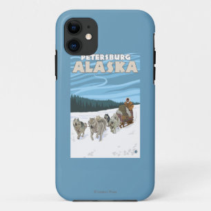 Etui iPhone Case-Mate Scène Sledding de chien - Pétersbourg, Alaska