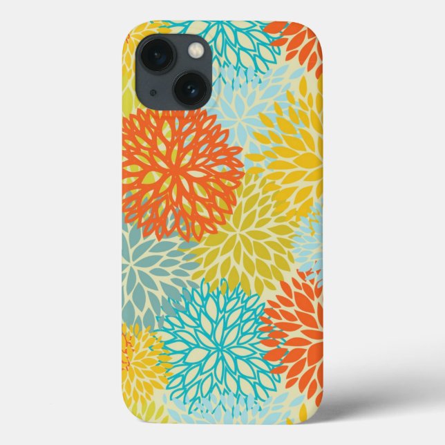 Coques Case-Mate iPhone Schéma floral 3 (Verso)