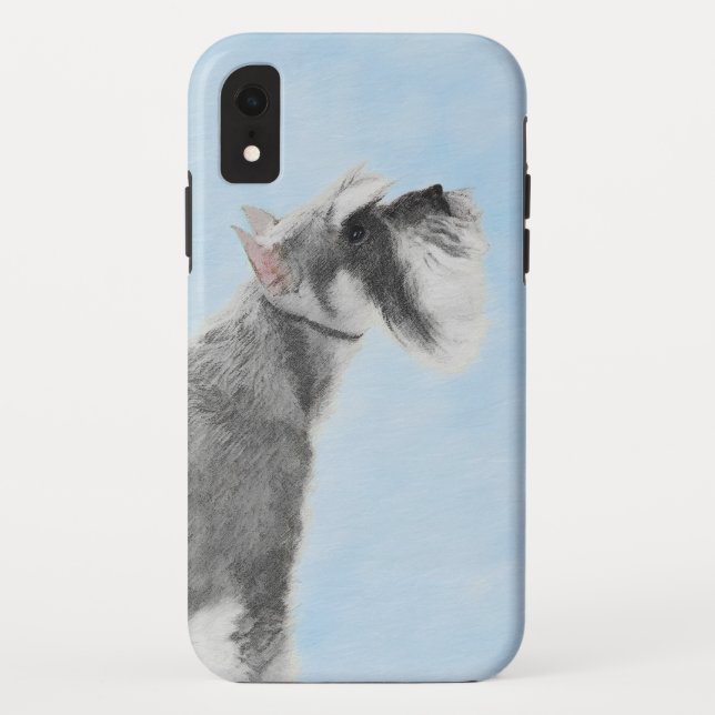 Coques Case-Mate iPhone Schnauzer (Giant, Standard) Peinture - Chien Art (Dos)
