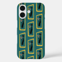 Schrödinger's Cat Mid Century bleu foncé moderne