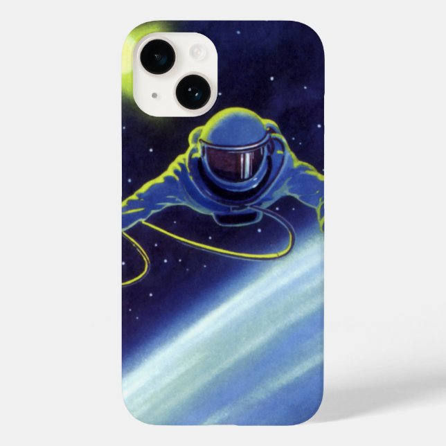 Coques Case-Mate iPhone Science-fiction vintage Astronaute en sortie extra (Verso)