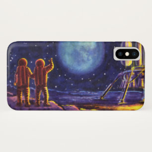 Coque Case-Mate Pour iPhone Science-fiction vintage, astronautes du Fi Sci sur