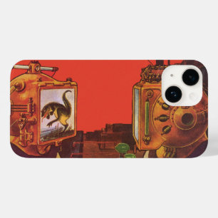 Coques Pour iPhone Science-fiction vintage, casques Alien Steam Punk