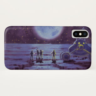 Etui iPhone Case-Mate Science-fiction vintage, Sci Fi Alien Lune Landing