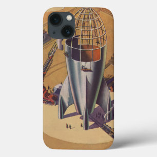 Coques Pour iPhone Science-fiction vintage, Sci Fi, Construire une fu