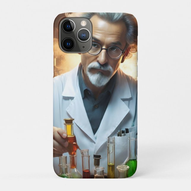 Coques Case-Mate iPhone Scientifique Dans Un Laboratoire Mélangeant Des Po (Dos)
