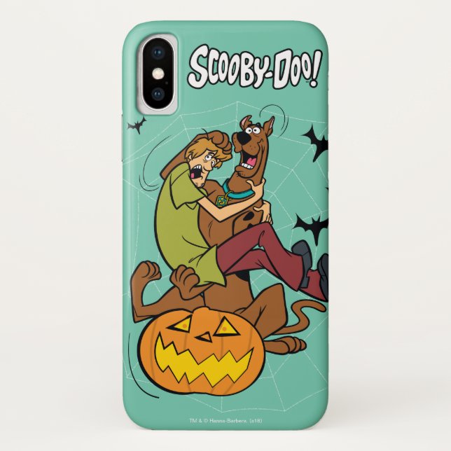 Coques Case-Mate iPhone Scooby-Doo et Shaggy Halloween Fright (Dos)
