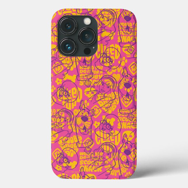 Coques Case-Mate iPhone Scooby-Doo | Funky Flower Pattern (Verso)