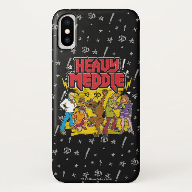 Coques Case-Mate iPhone Scooby-Doo | Graphique "Lourde Médaille" (Dos)