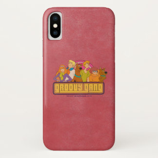 Coque iPhone X Scooby-Doo | "Groovy Gang" Retro Cartoon Graphic