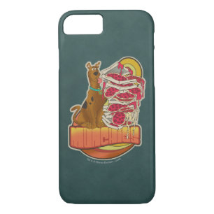 Coque iPhone 8/7 Scooby-Doo   Pile de Pizza "Munchies" Graphique