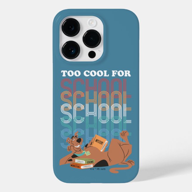 Coques Case-Mate iPhone Scooby Doo Trop Cool Pour L'École (Verso)