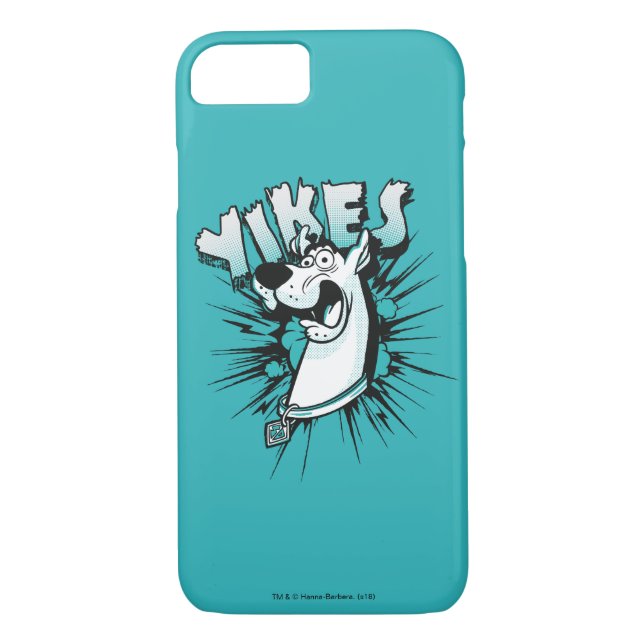 Coques Case-Mate iPhone Scooby-Doo "Yikes !" Graphique demi-ton (Dos)