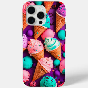 Coque Case-Mate iPhone Scoops of Joy Réaliste Ice Cream Cone Design