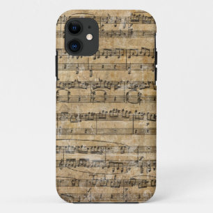 Coques Pour iPhone Score vintage de musique
