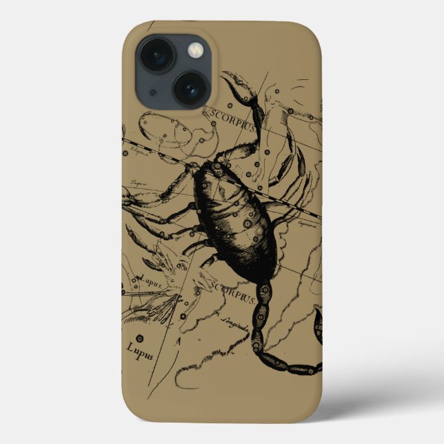 Coques Case-Mate iPhone Scorpio Constellation Hevelius 1690 Classic (Verso)