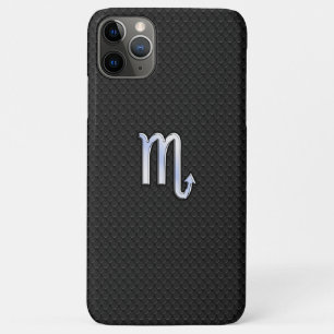 Case-Mate iPhone Case Scorpio Zodiac chrome comme Signe peau de serpent
