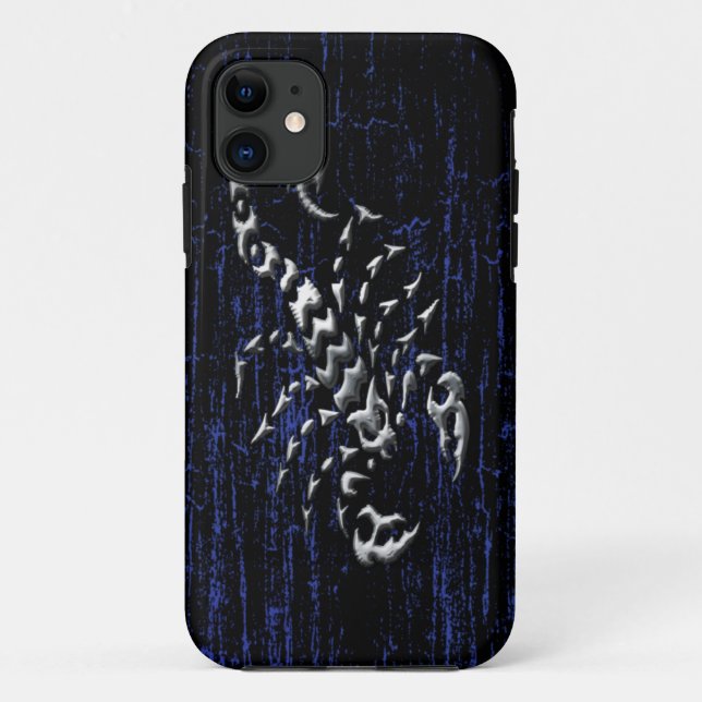 Coques Case-Mate iPhone Scorpion argenté (Dos)
