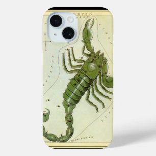 Coque Case-Mate iPhone Scorpion, Constellation Vintage Urania's Mirror