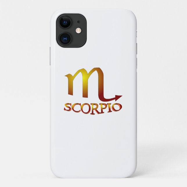Coques Case-Mate iPhone Scorpion Étoile Or (Dos)