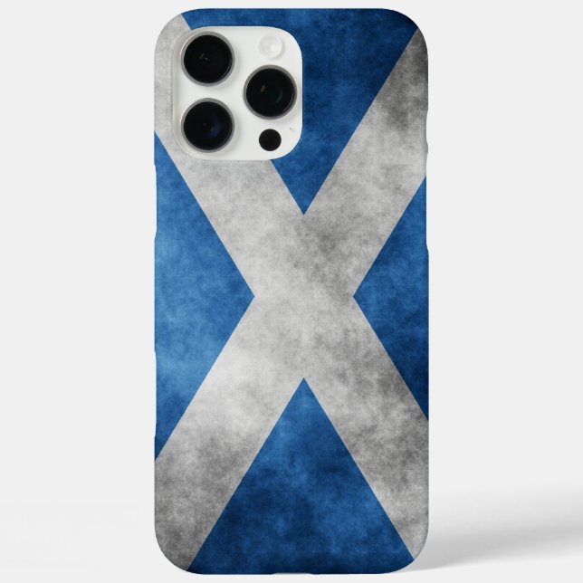 Coques Case-Mate iPhone Scotland Grunge - Saint Andrew's Cross (Verso)
