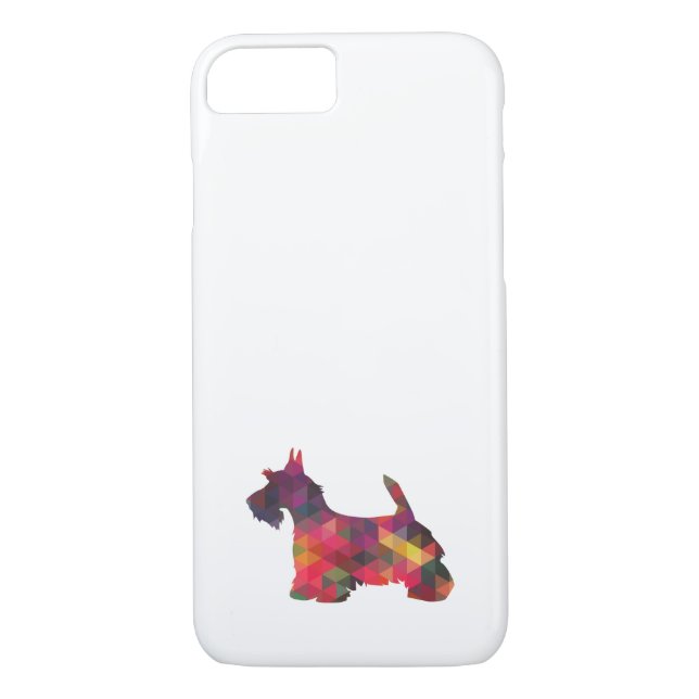 Coques Case-Mate iPhone Scottie Chien race Geo Silhouette Multi (Dos)