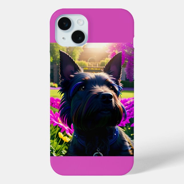 Coques Case-Mate iPhone Scottie Terrier Puppy (Verso)