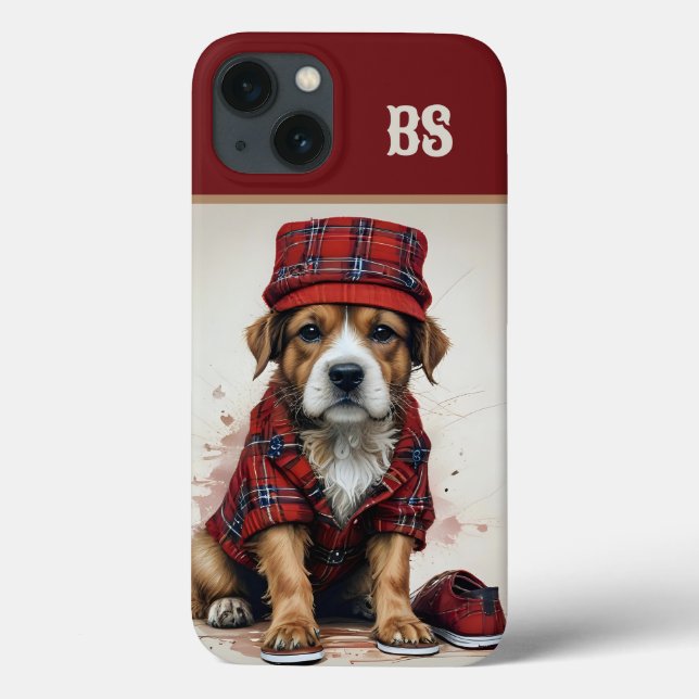 Coques Case-Mate iPhone scottish landlord chien en kilt et casquette (Verso)