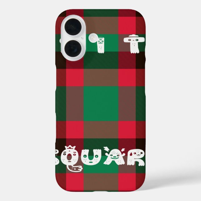 Coques Case-Mate iPhone Scottish Royal À damiers Tartan Plaid avec texte (Verso)