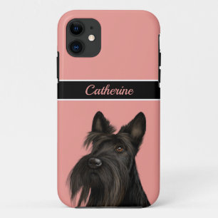 Case-Mate iPhone Case Scottish Terrier (Scotty Dog) - Rose