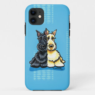 Etui iPhone Case-Mate Scottish Terriers Deux d'un genre