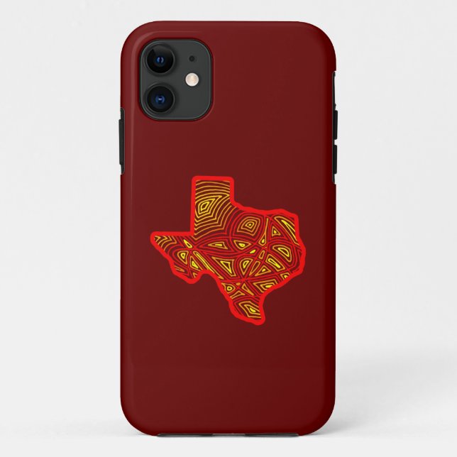 Coques Case-Mate iPhone Scribble Texas (Dos)