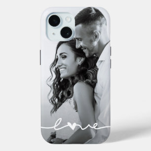 Coque Case-Mate iPhone Script d'amour photo personnalisé
