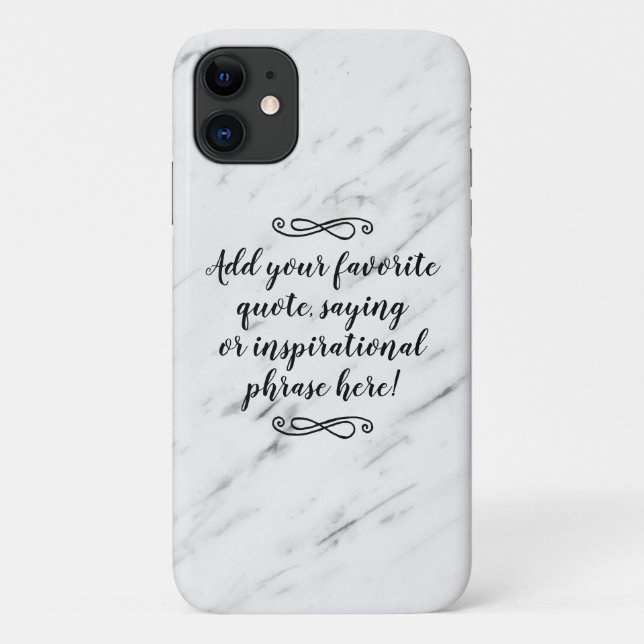 Coques Case-Mate iPhone Script de la phrase de devis Inspiration personnal (Dos)