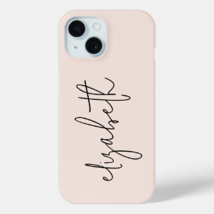Coque Case-Mate iPhone Script Design Moderne Rose