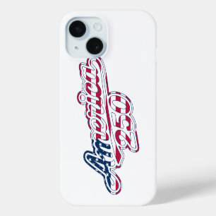 Coque Case-Mate iPhone Script Drapeau Semiquincentenaire America 250