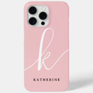 Coque Case-Mate iPhone Script élégant Blush Coque-Mate rose