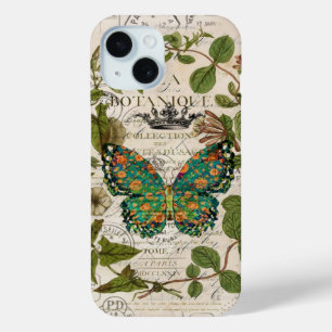 Coque Case-Mate iPhone script français monarque botanique papillon