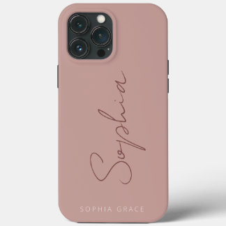 Case-Mate iPhone Case Script manuscrit moderne Monogramme Girly