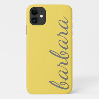 Case-Mate iPhone Case Script tendance jaune personnalisé